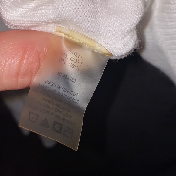 Calvin Klein small ivory cardigan sweater business casual dainty ladies top​ - Picture 8 of 8